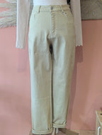 Jeans Paul - Jeans Taille Haute Beige