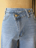 Jeans Jim - Jeans Taille Haute Assymétrique