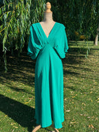Robe Anna - Robe Longue Verte