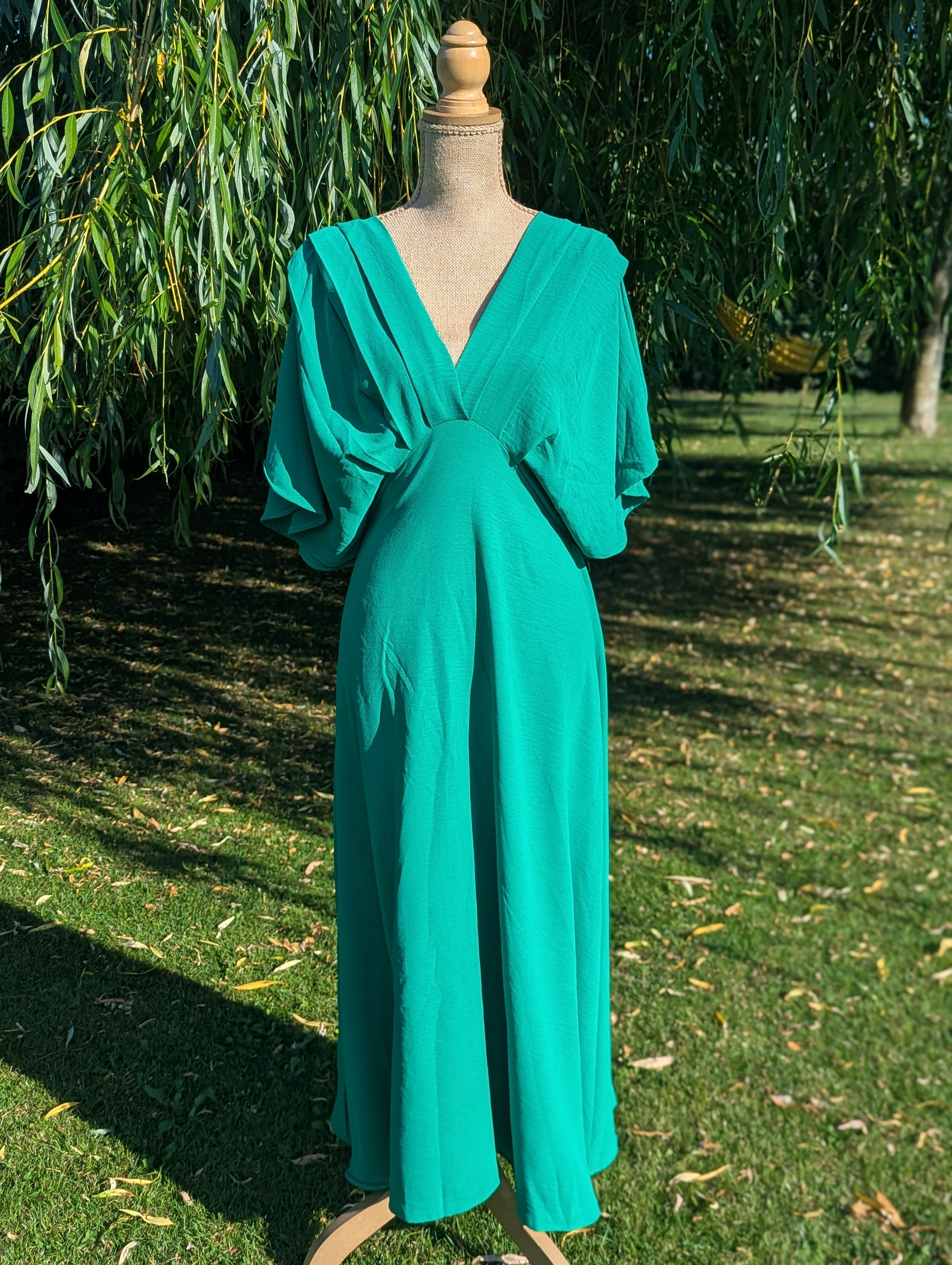 Robe Anna - Robe Longue Verte