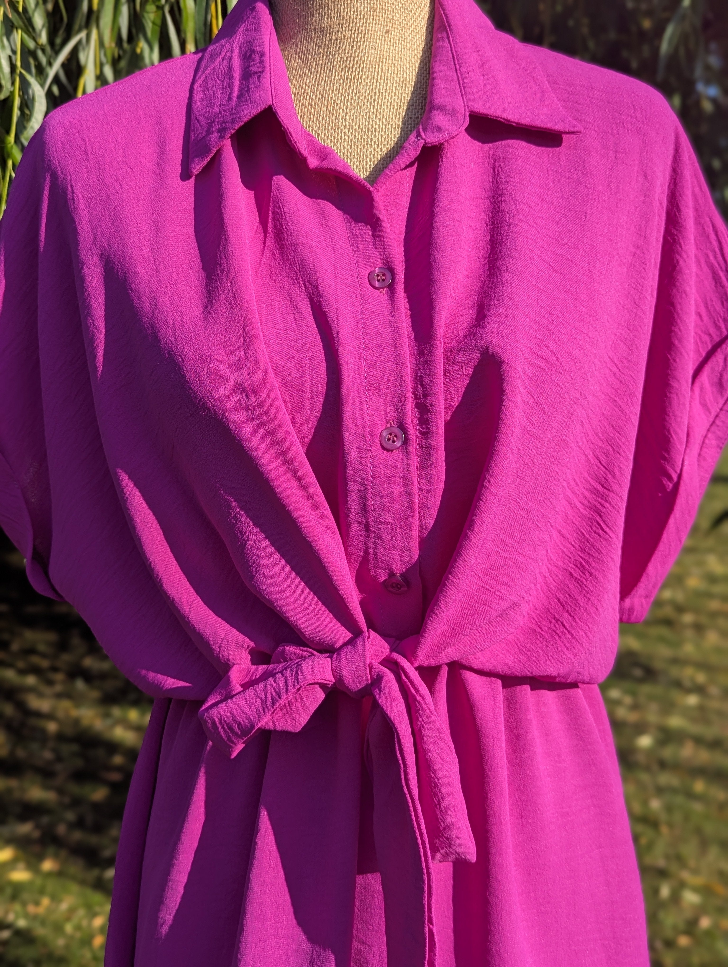 Robe Marine - Robe Courte Bougainvilliers