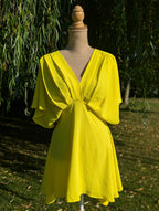Robe Giulia - Robe Courte Jaune