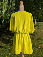 Robe Giulia - Robe Courte Jaune