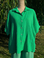 Chemise Lola - Gaze de Coton Vert
