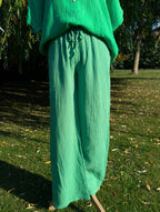 Pantalon Lola - Gaze de Coton Vert