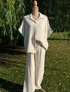 Chemise Lola - Gaze de Coton Beige
