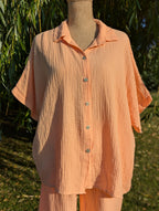 Chemise Lola - Gaze de Coton Peche