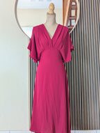 Robe Anna - Robe Longue  Bordeaux