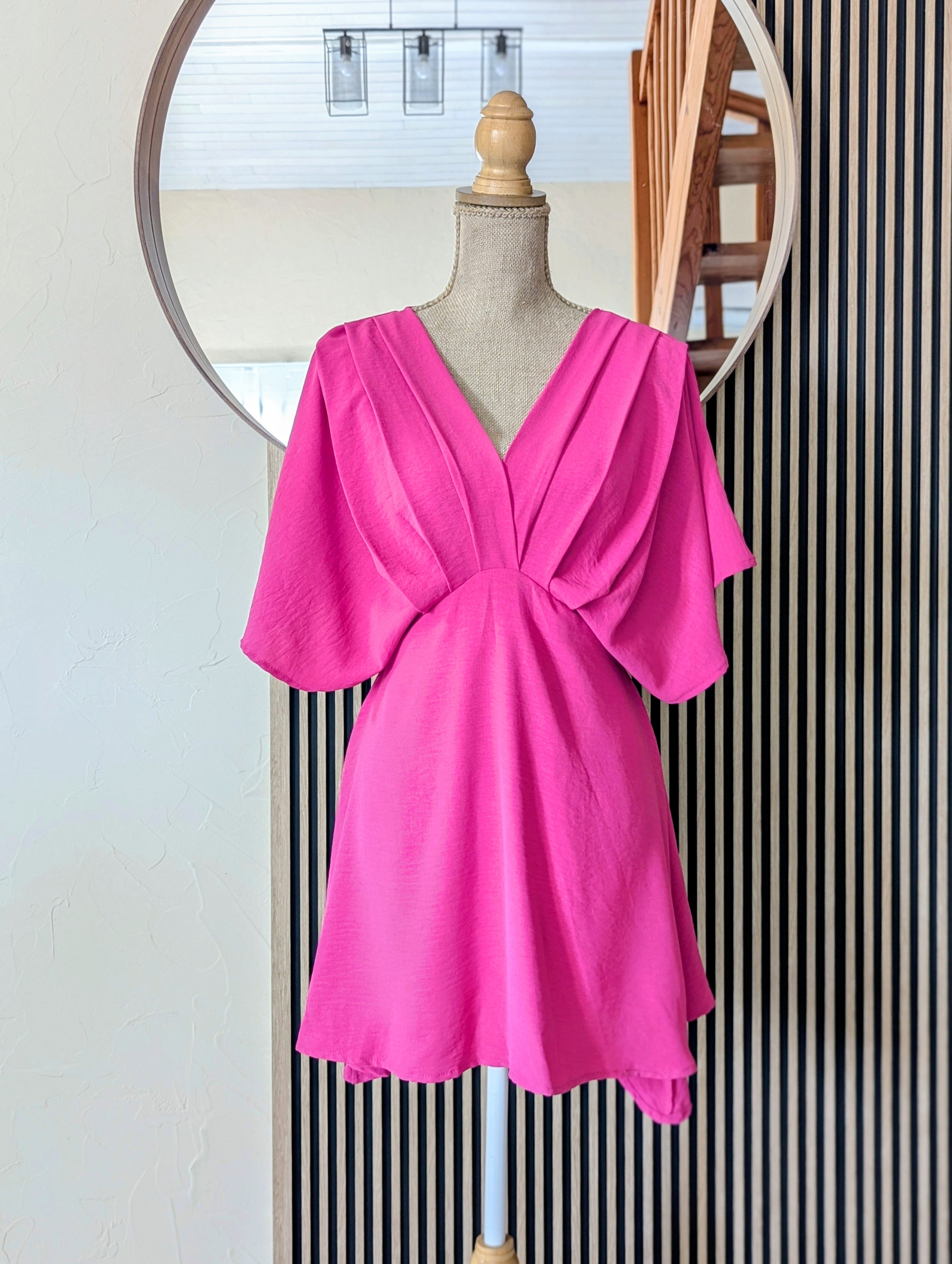 Robe Giulia - Robe Courte Fuschia