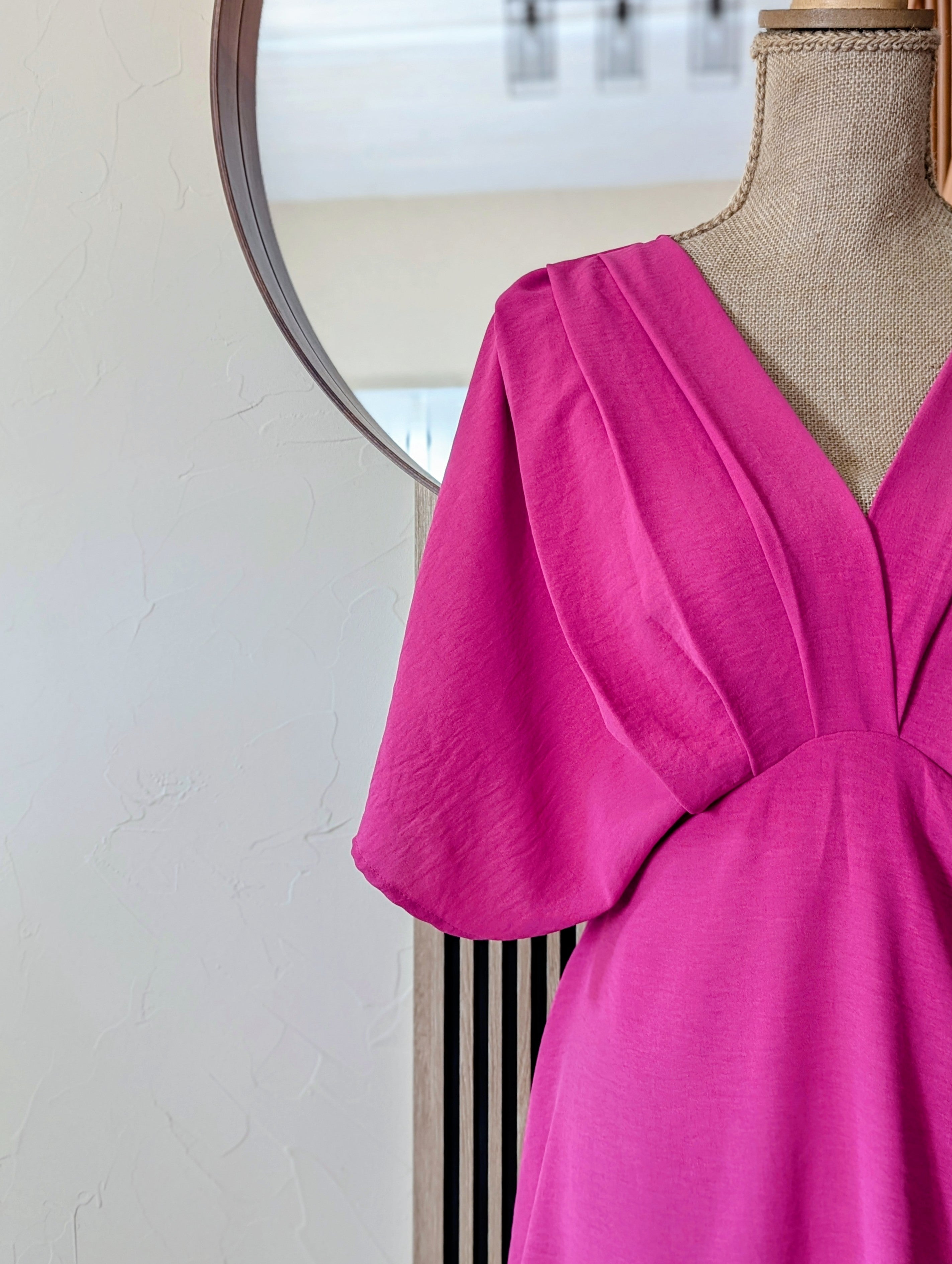 Robe Giulia - Robe Courte Fuschia