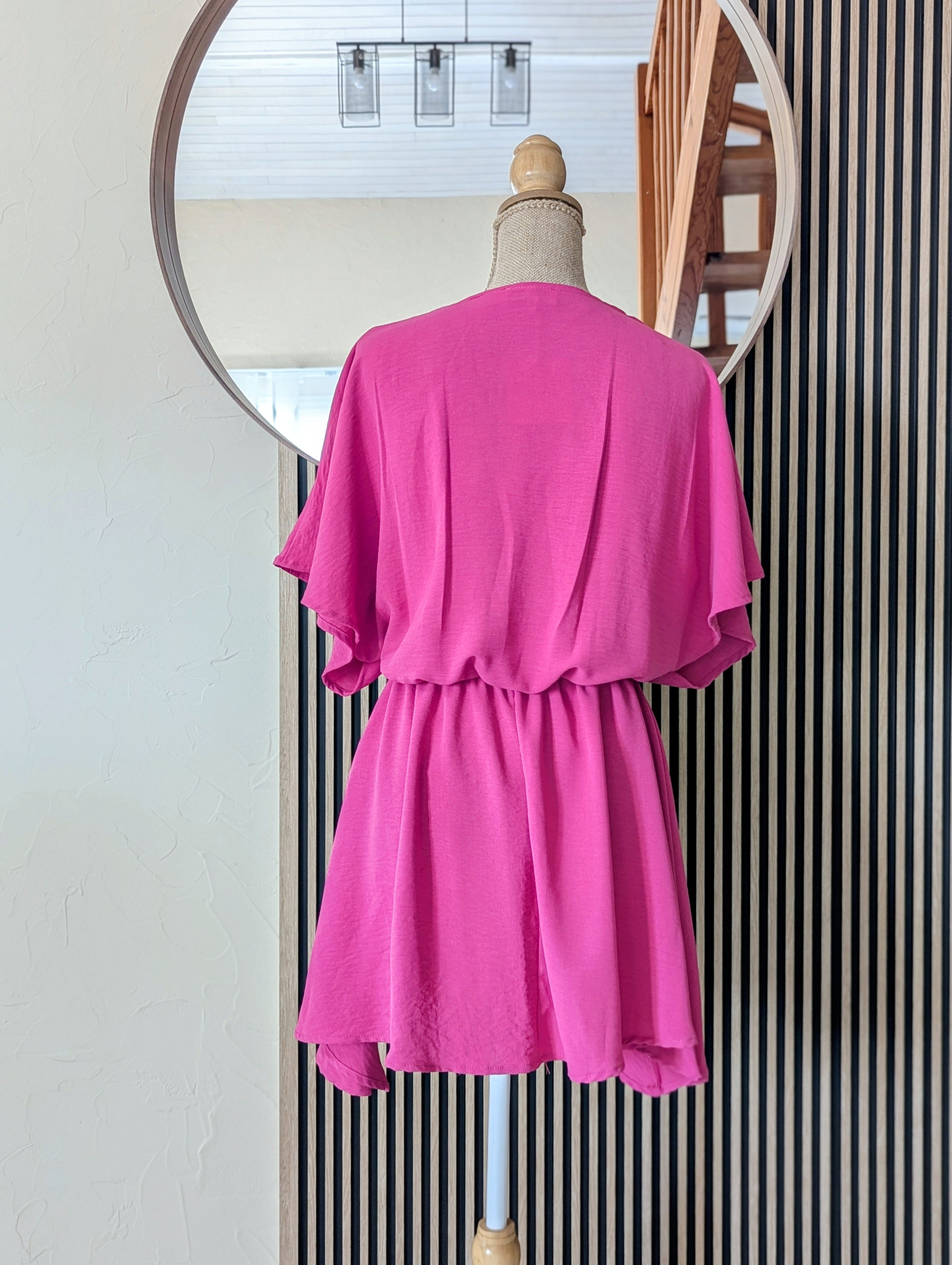 Robe Giulia - Robe Courte Fuschia