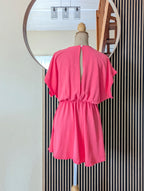 Robe Giulia Dos Ouvert - Robe Courte Corail