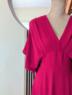 Robe Anna - Robe Longue  Bordeaux