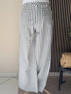 Pantalon rayé deux poches devant il fait de belles fesses femme mode Ondres Boutique Sud Landes