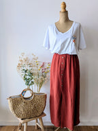 T-shirt Spritz fluide grande taille mode femme curvy manches courtes cocktails boutique sud landes Ondres Bayonne Côte Basque