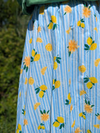 Jupe Ariane - Jupe Longue Citrons