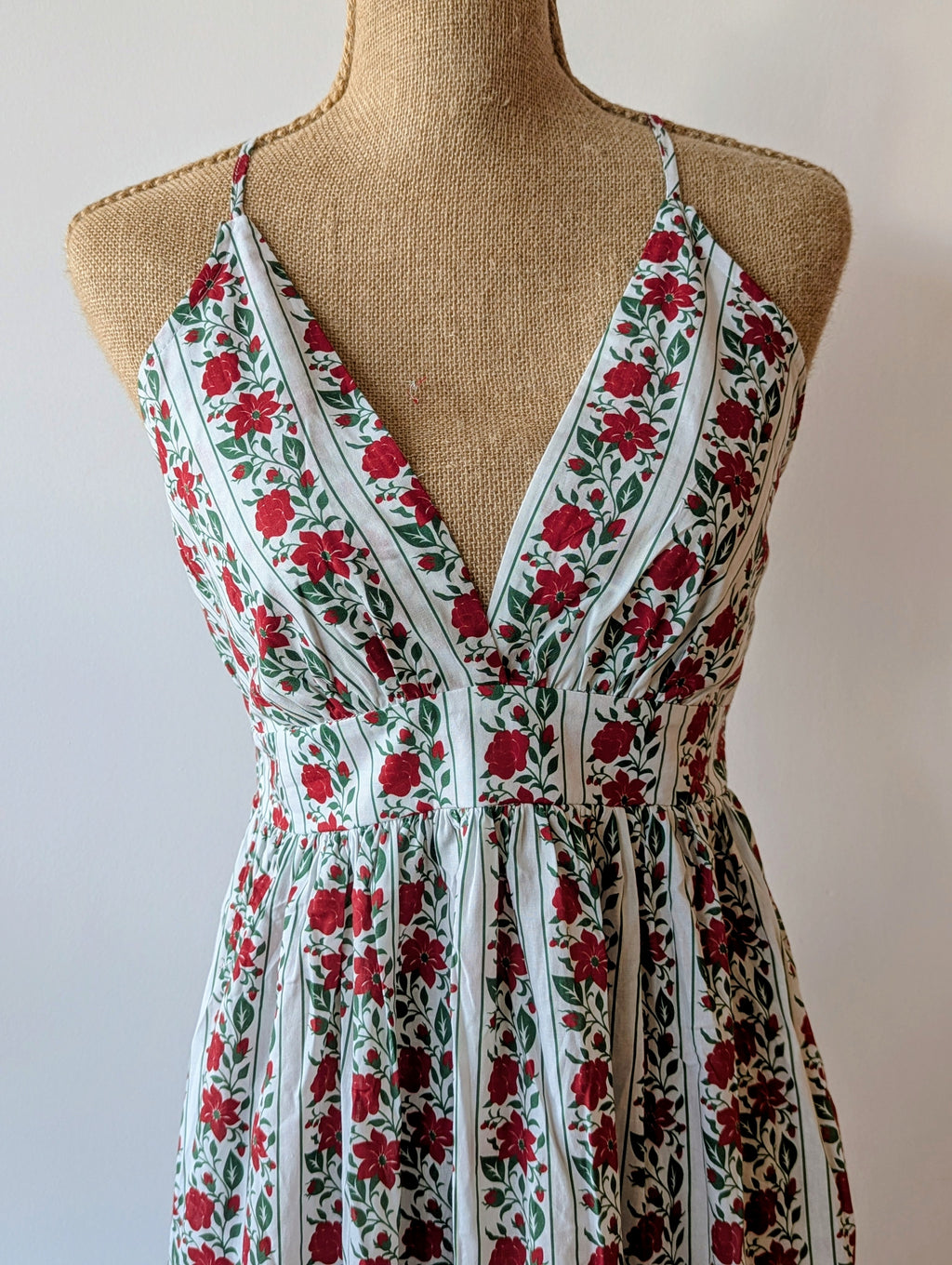 Robe Ninon - Robe Dos Nu Fleurie