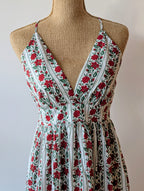 Robe Ninon - Robe Dos Nu Fleurie