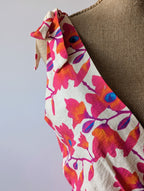 Robe Longue Fleurie Dos Nu