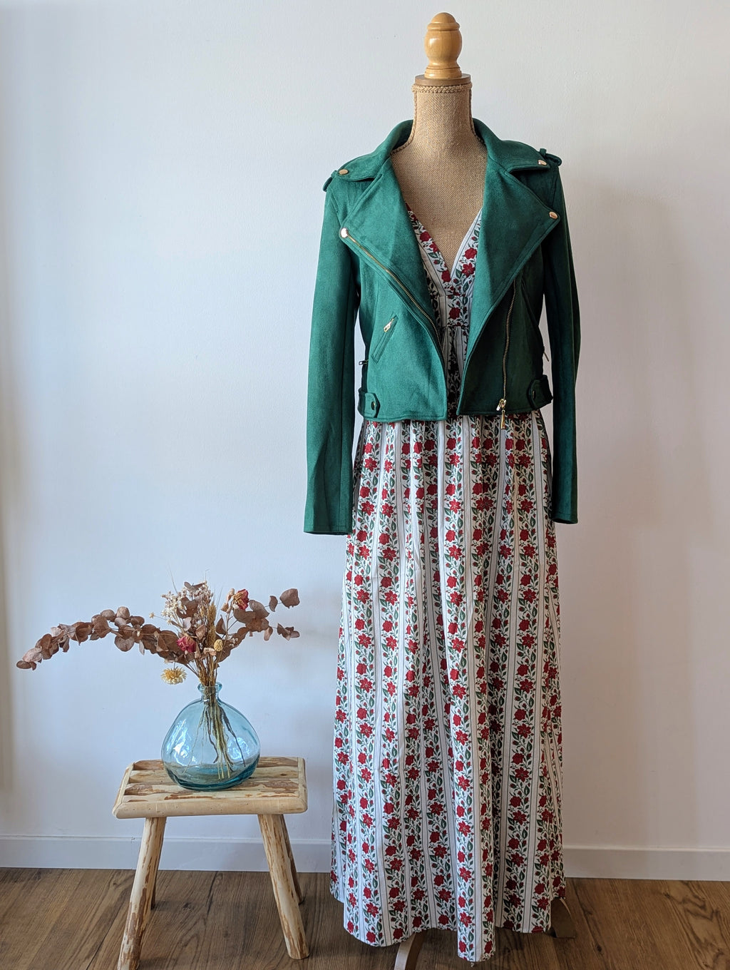 Robe Ninon - Robe Dos Nu Fleurie