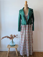 Robe Ninon - Robe Dos Nu Fleurie